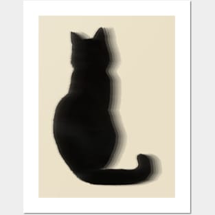 Cat illusion Posters and Art